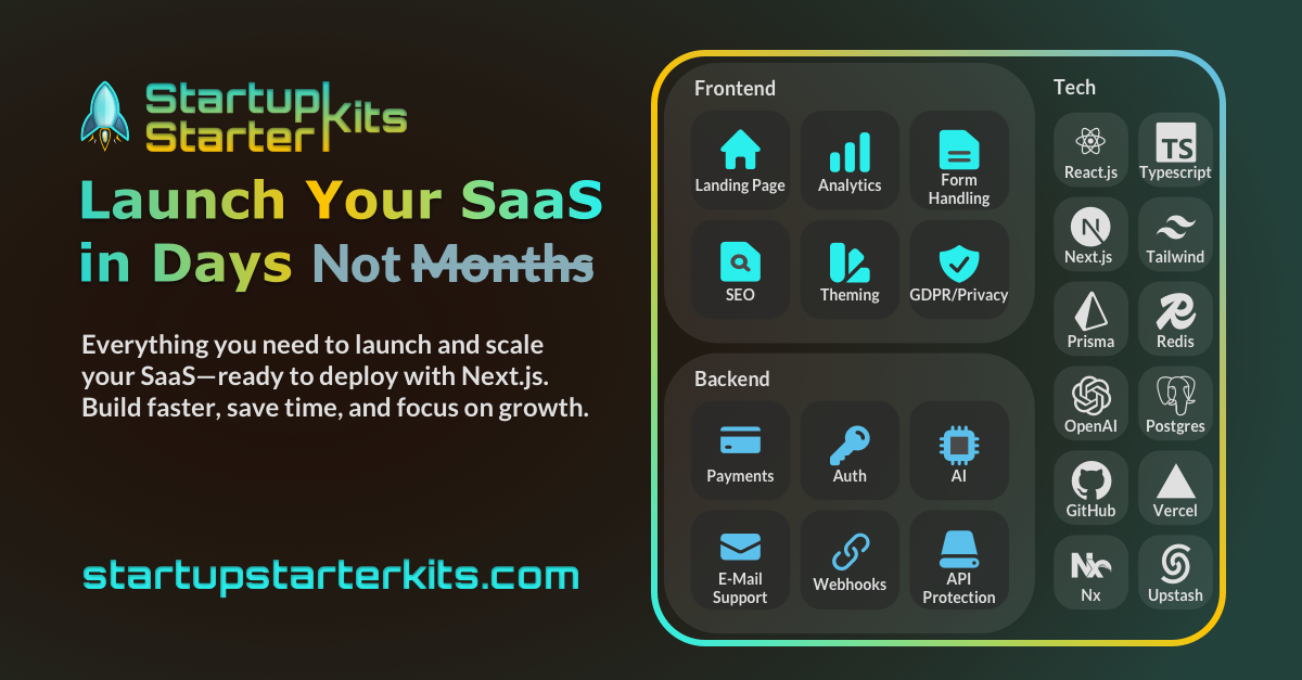 Startup Starter Kits | Start smart, scale fast with Startup Starter Kits!